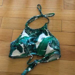 Palm Leaf Bikini top